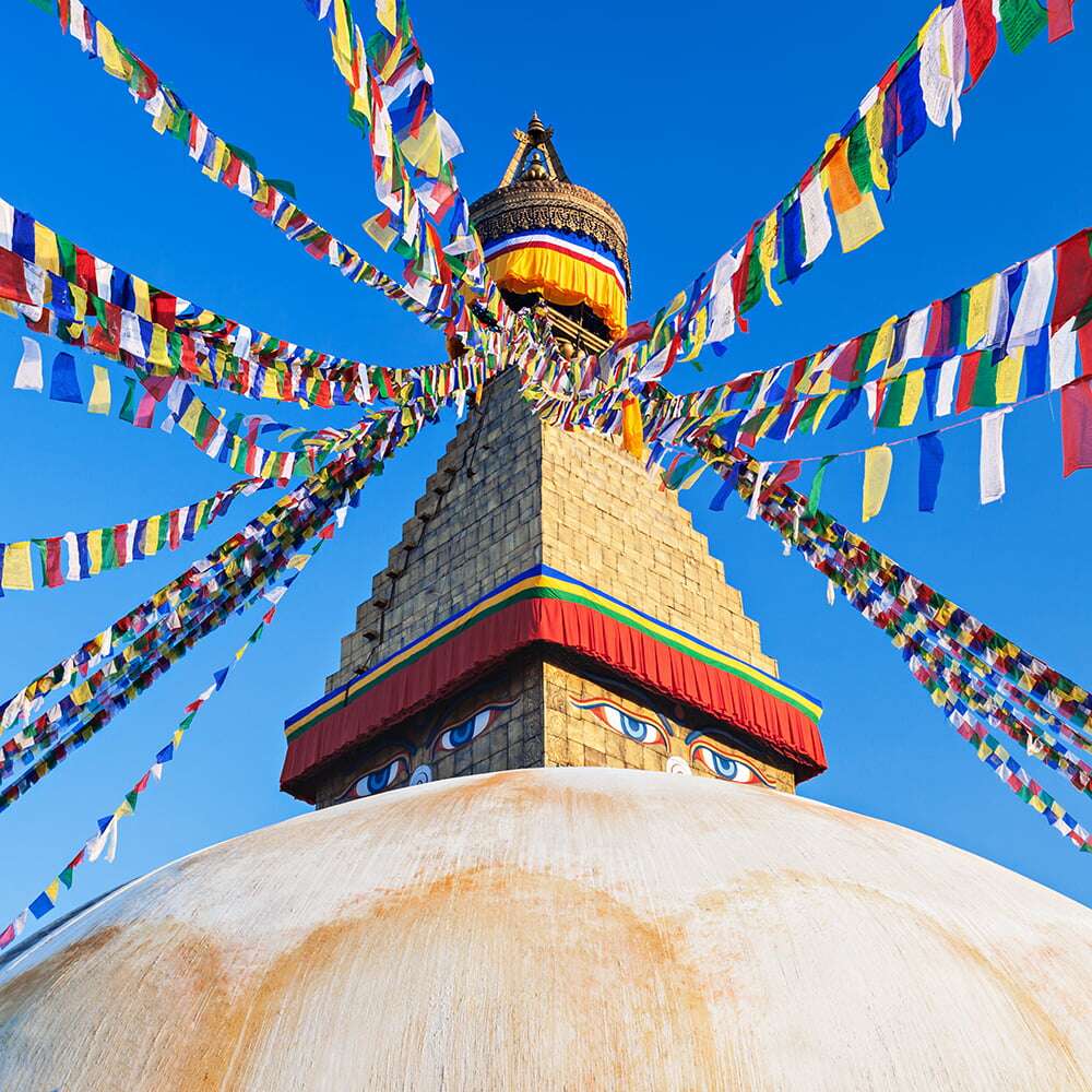 Asian Flag Garland - 3