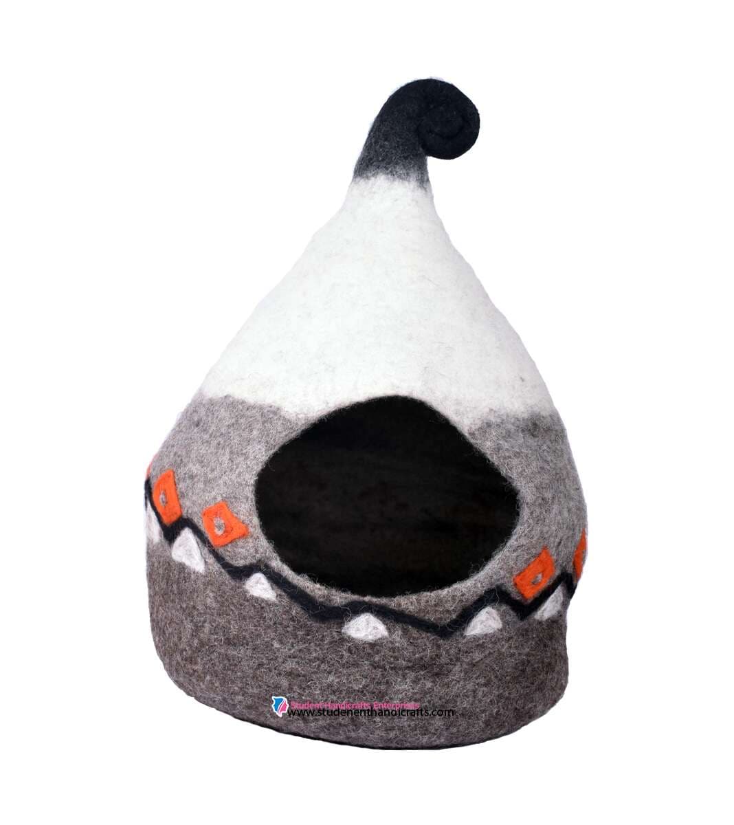 Luxury Felted Wool Hand Made Cat Beds