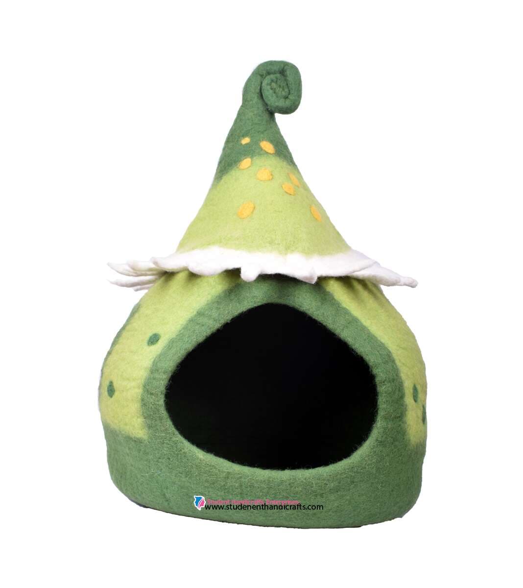 Wool Felted Cat House