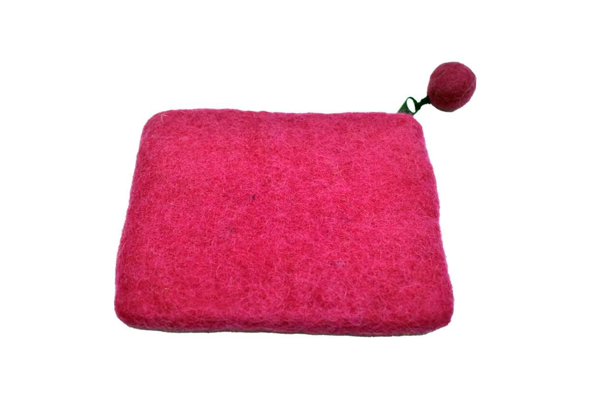Rocket Design Felt Purse - 2
