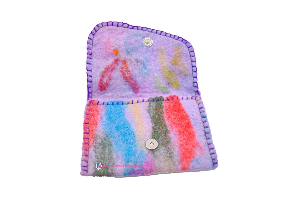 Unique Design Felt Purse - 3