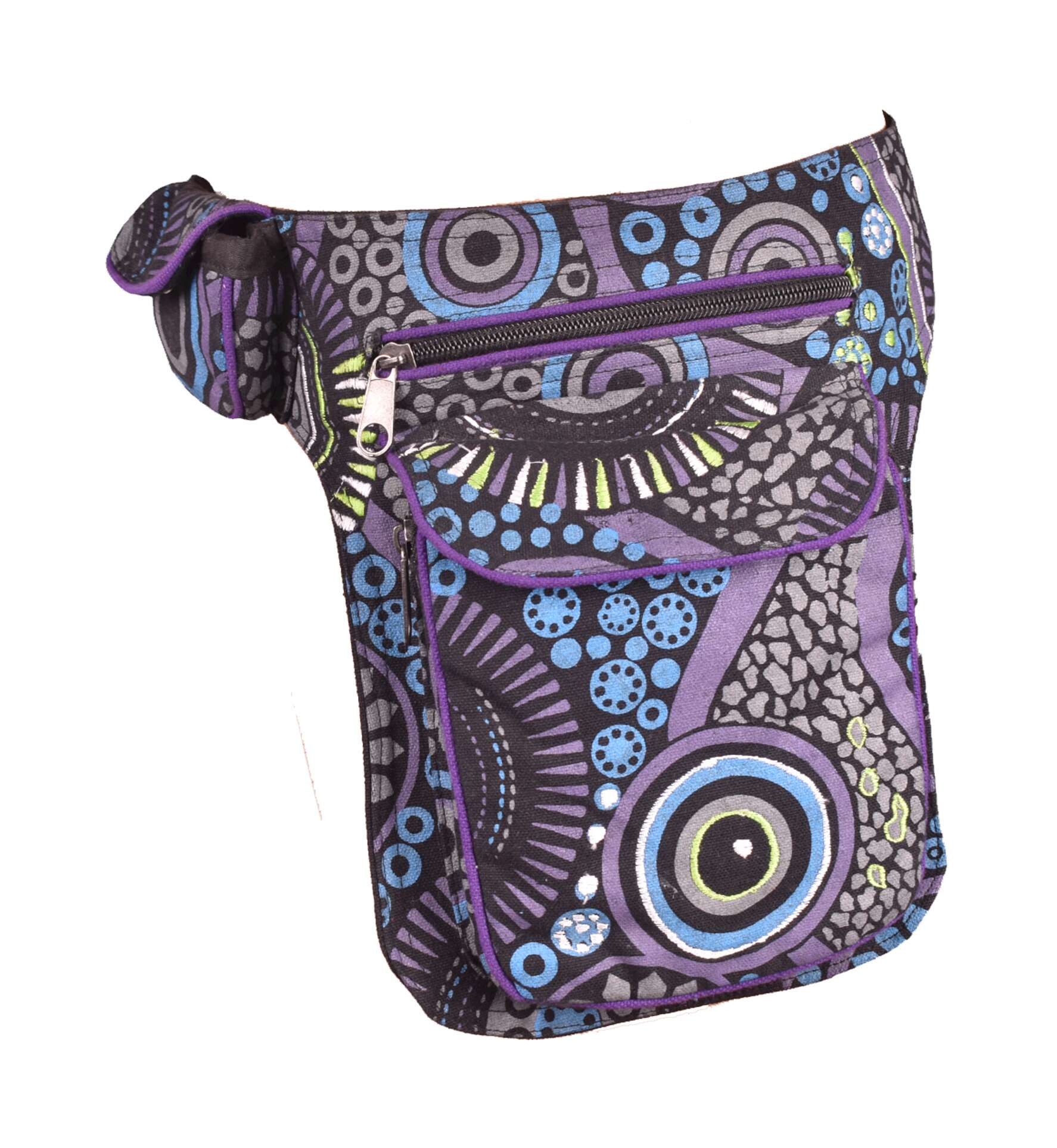 Cotton Money Belt Bag - 3