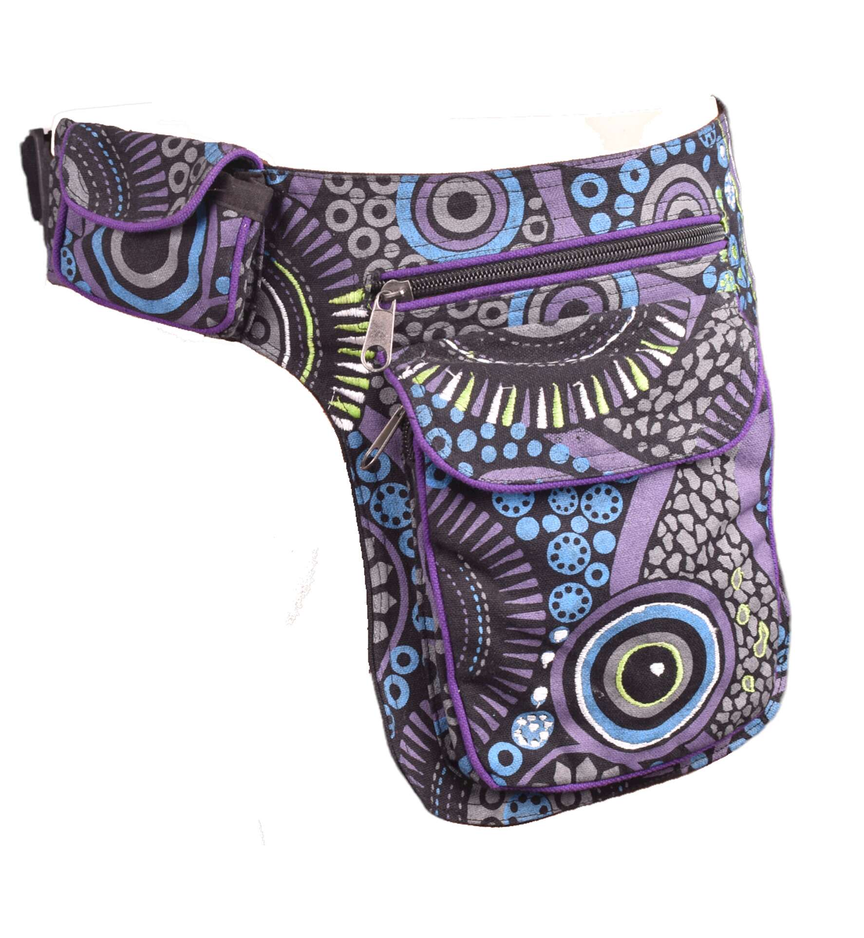 Cotton Money Belt Bag - 2